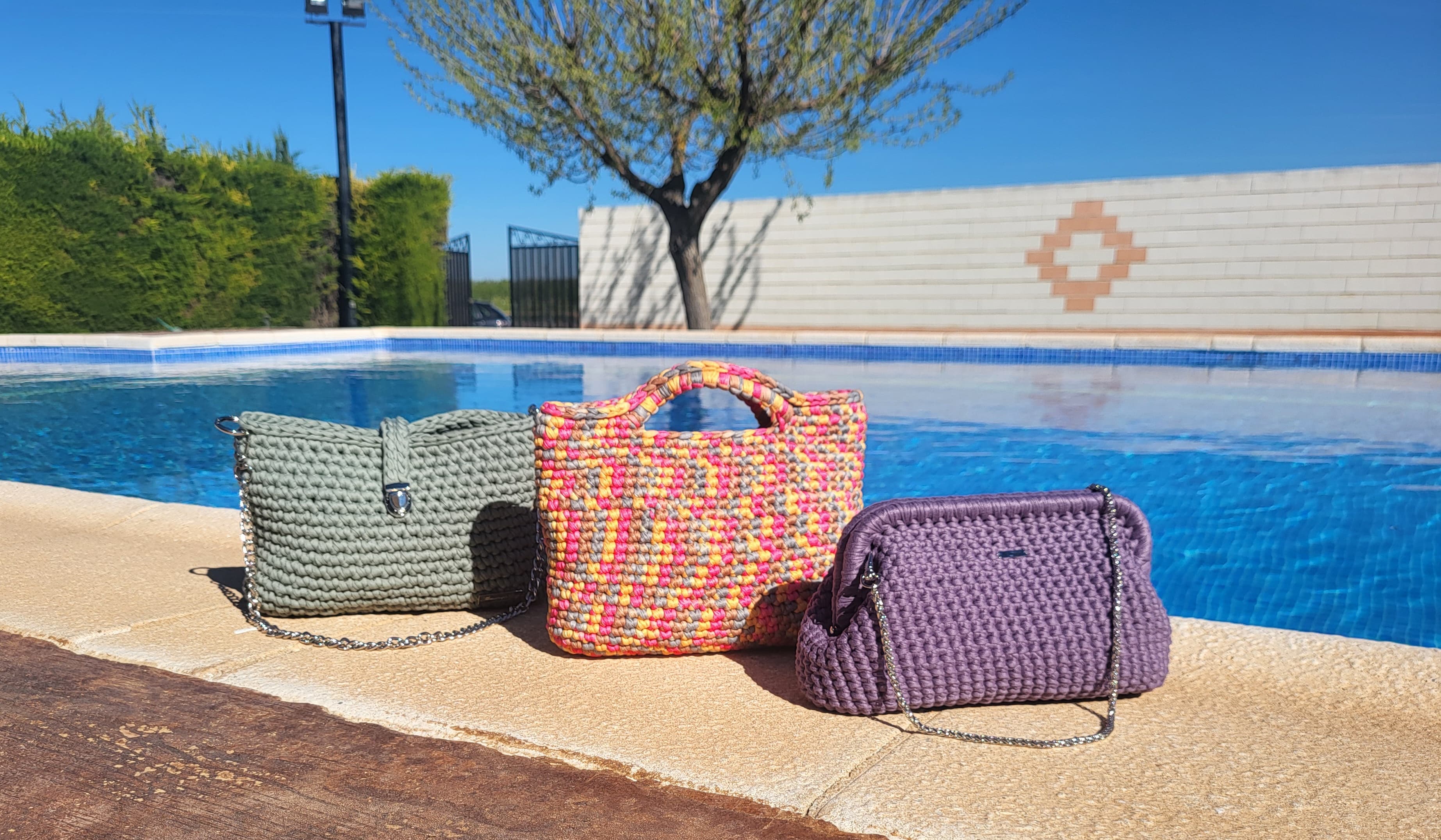 Clutch Malva Silvestre detalle