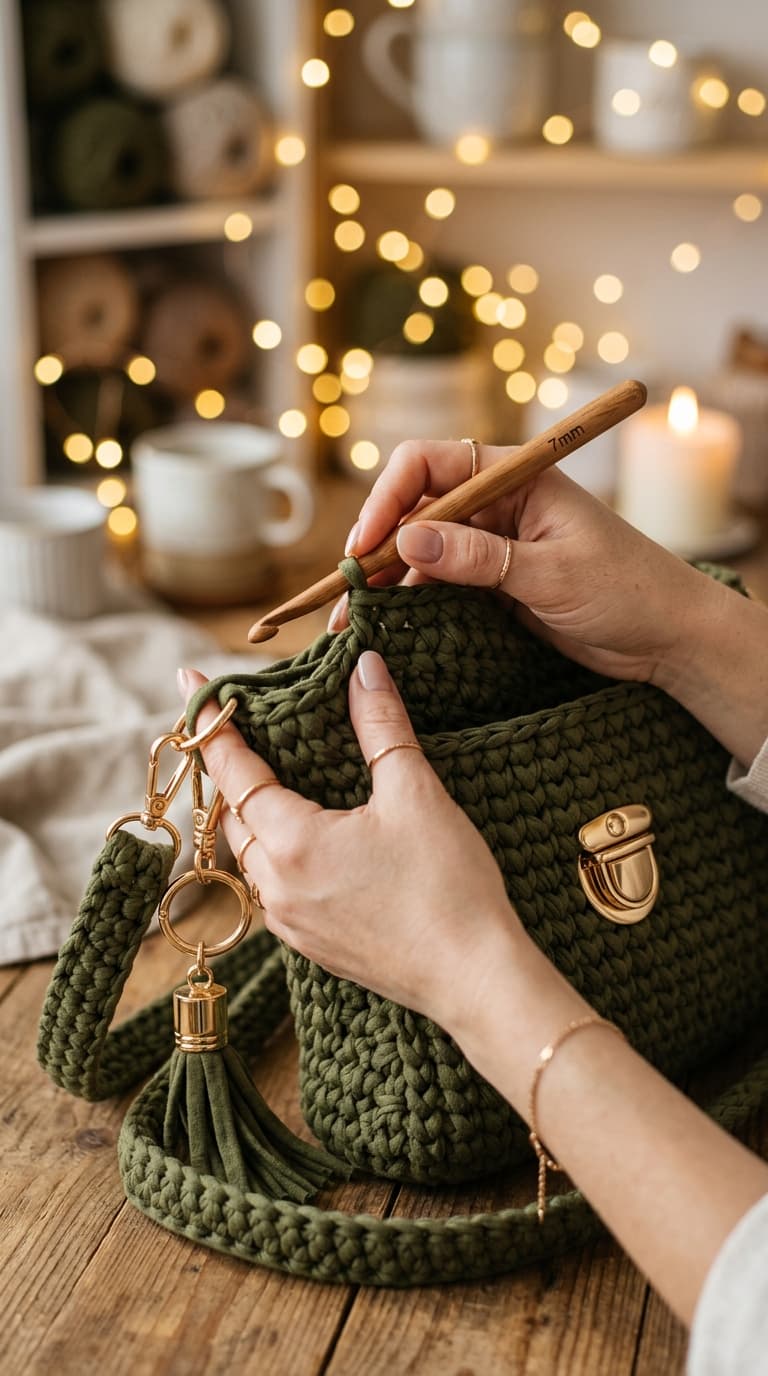 Bolso Primavera Malva & Cierre Magnético